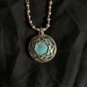 Turquoise and Sterling Silver Necklace